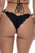 Luli Fama Inner Circle Ring Seamless Ruched Back Brazilian Tie Side Bottom